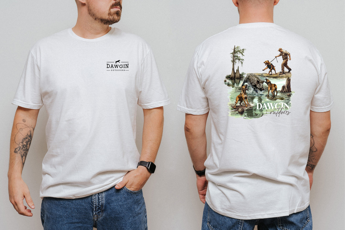 Swamp Hunting Boar Cotton Tee