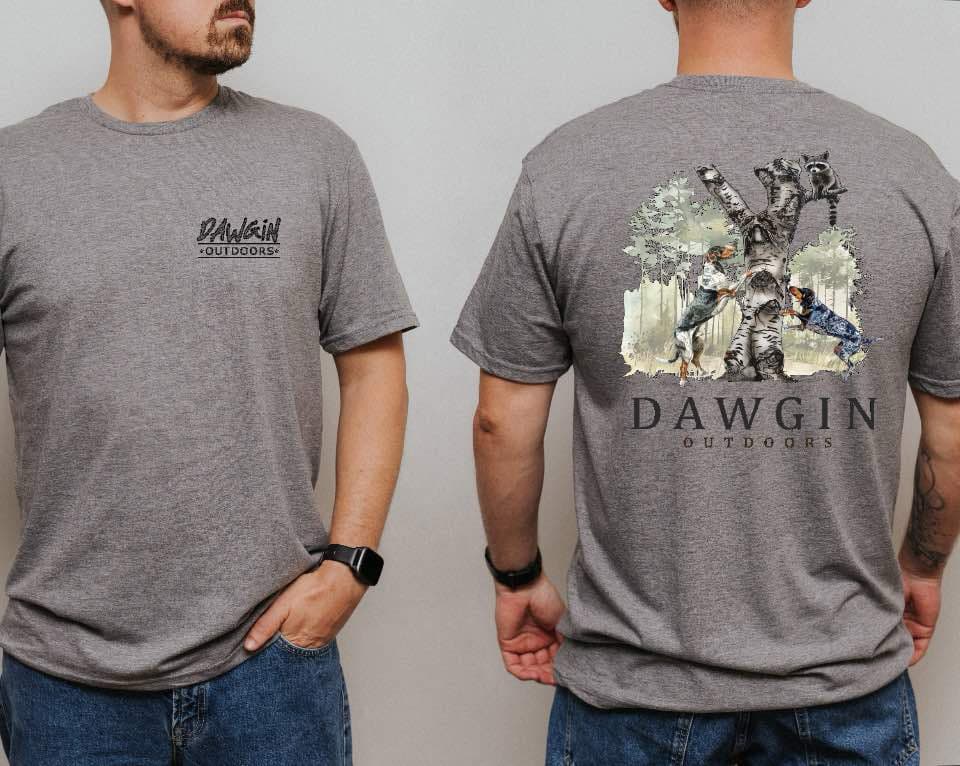 Coon Dogs and Coon Dogs Baying Cotton Tee