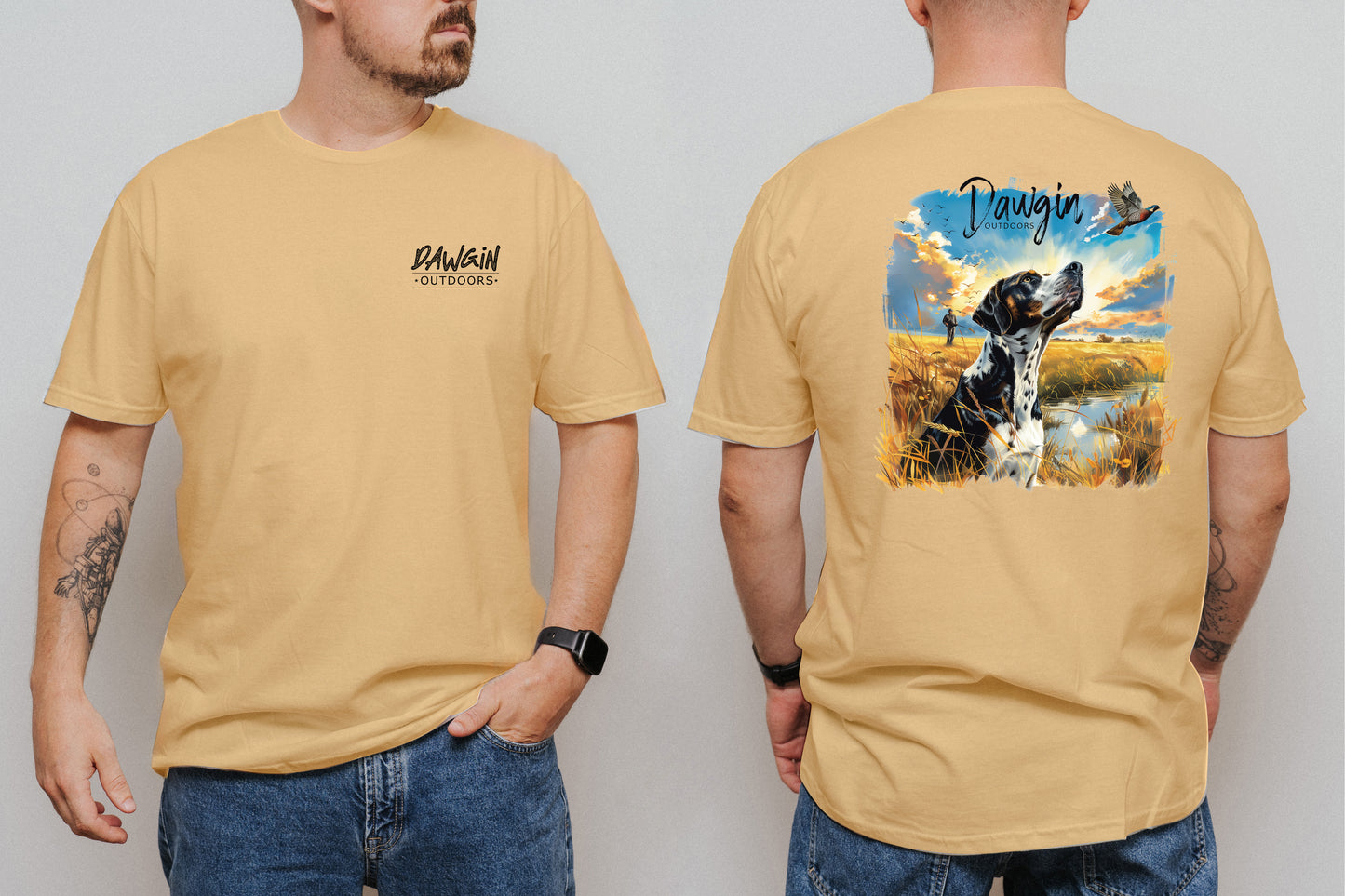 Hunting Pheasants Cotton Tee
