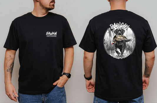 Black Lab and Wood Duck Cotton Tee