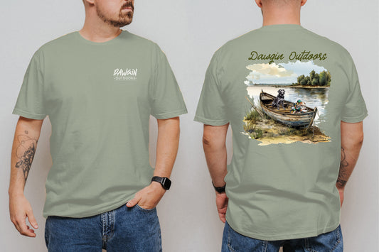 Black Lab and Ducks Cotton Tee